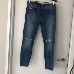 Mother The Looker Ankle Fray